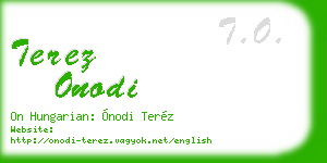 terez onodi business card